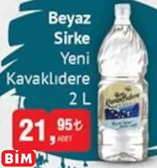 YENİ KAVAKLIDERE BEYAZ SİRKE